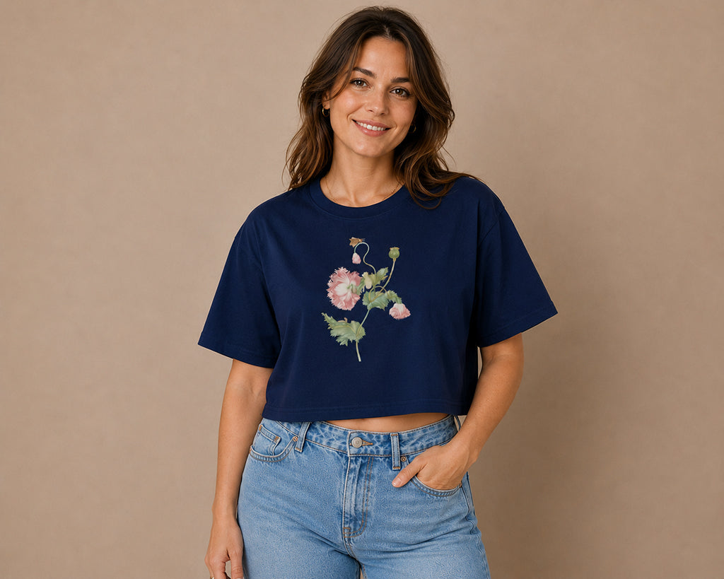 Spring Women's Boxy Cropped T-Shirt