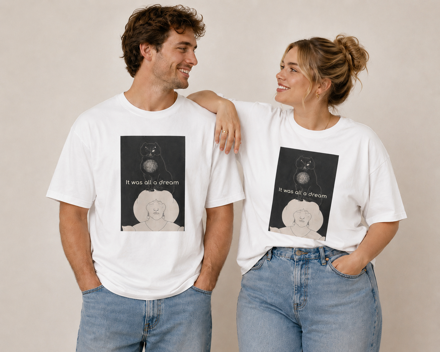 Black Cat Unisex Fit T-Shirt