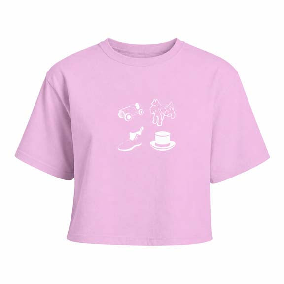 Game Night Boxy Cropped T-Shirt