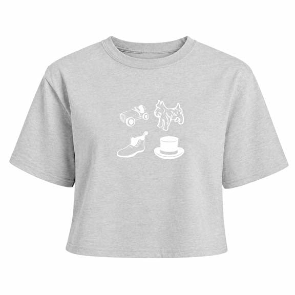 Game Night Boxy Cropped T-Shirt