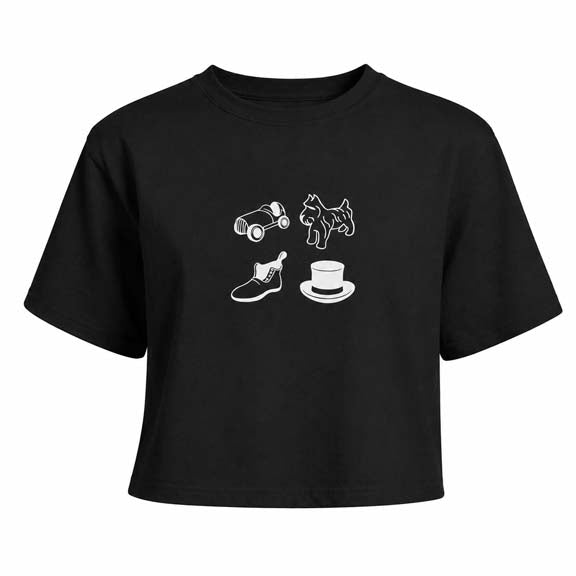 Game Night Boxy Cropped T-Shirt
