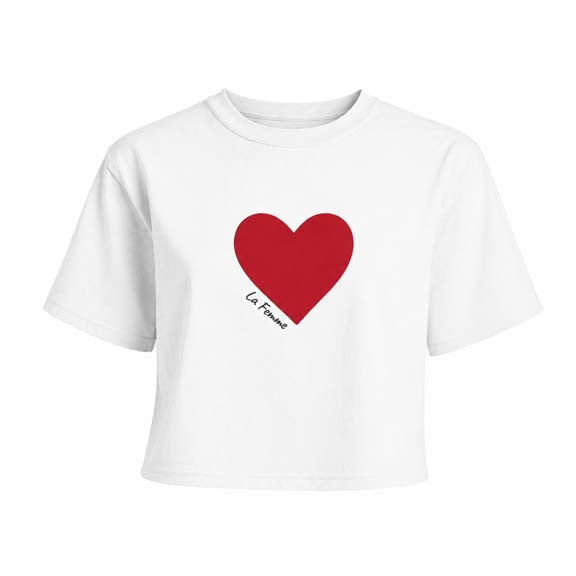 Le Femme Boxy Cropped T-Shirt