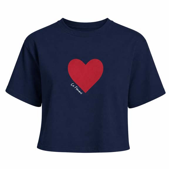 Le Femme Boxy Cropped T-Shirt