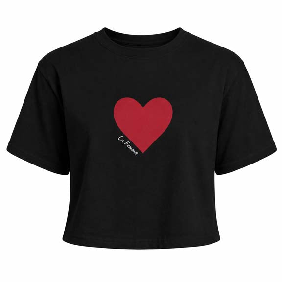 Le Femme Boxy Cropped T-Shirt