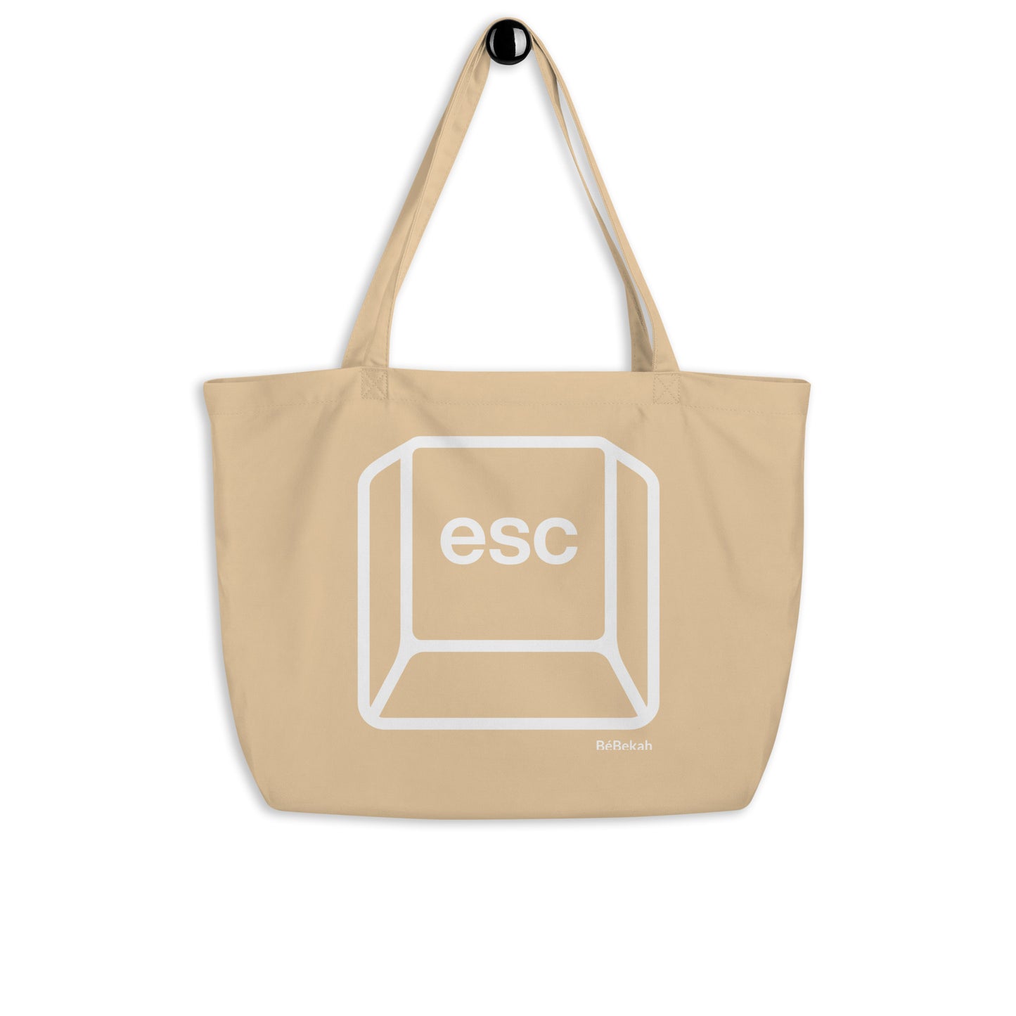 Large organic tote bag