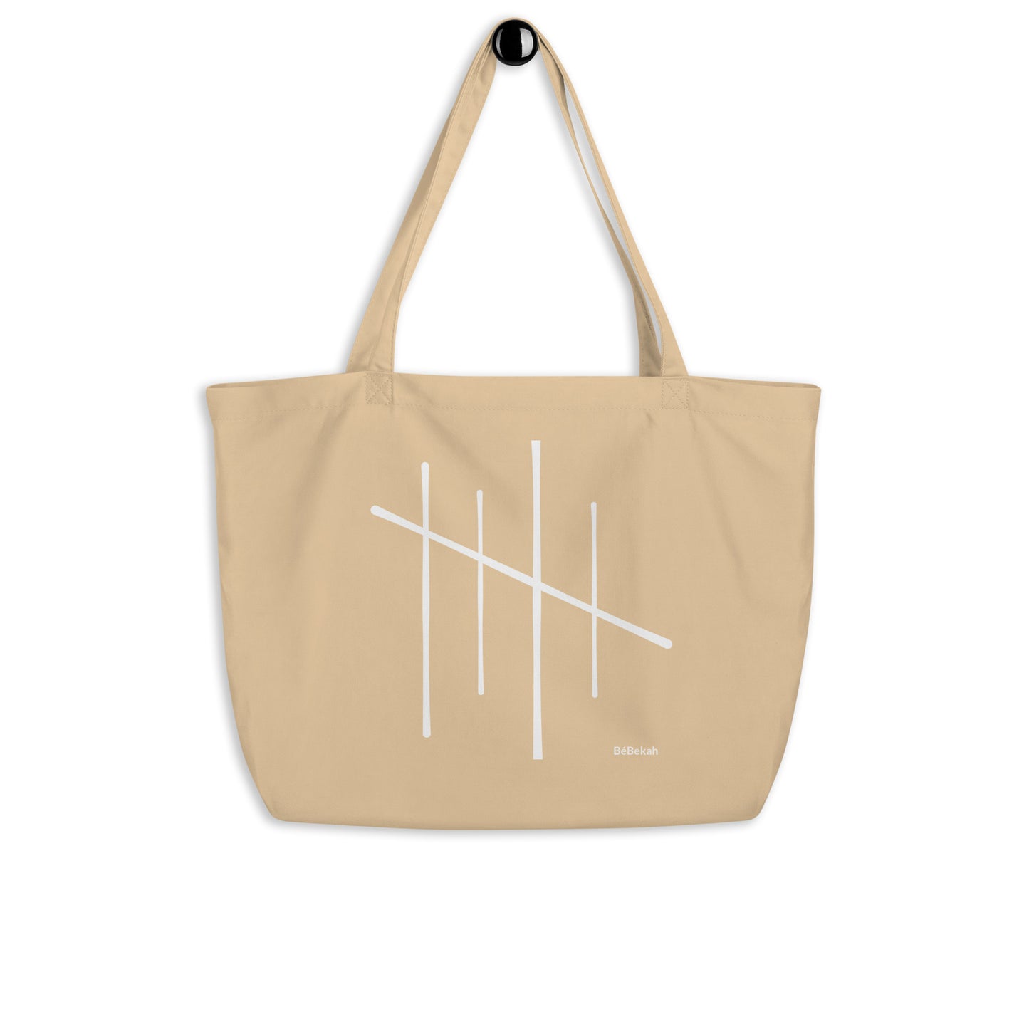Large organic tote bag